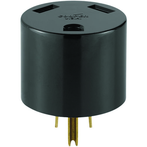 Eaton 1264-BOX Power Adapter, 30 A, 125 V, Plug, Receptacle
