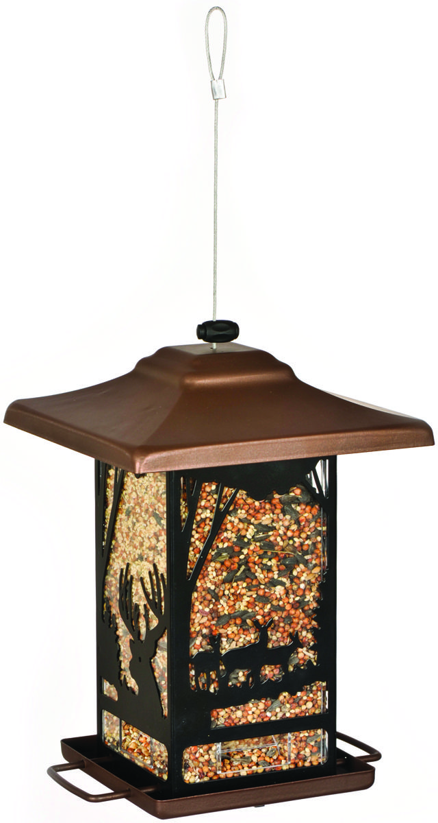 Perky-Pet 8504-2 Wild Bird Feeder, Wilderness Lantern, 2 lb, Metal