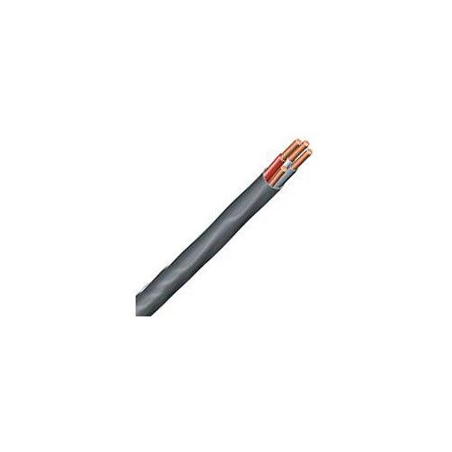 Sheathed Cable, 8 AWG Wire, 3 -Conductor, 125 ft L, Copper Conductor, PVC Insulation