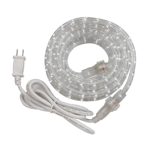 Westek RWLED6BCC Rope Light Kit, 120 V, 2 W, LED Lamp, Day White Light, 94 Lumens Lumens, 6000 K Color Temp, 6 ft L Clear