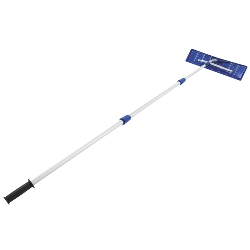 Snow Shovel Roof Rake, Polyethylene Blade, Poly Head, Telescopic Handle, Aluminum Handle