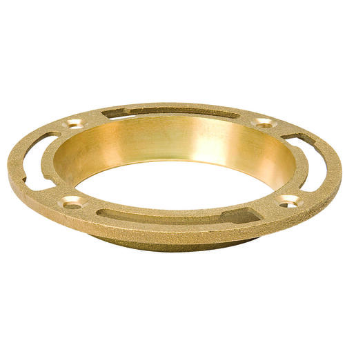 B&K 152-001 Closet Floor Flange, Brass, For: Both 3 in and 4 in SCH 40
