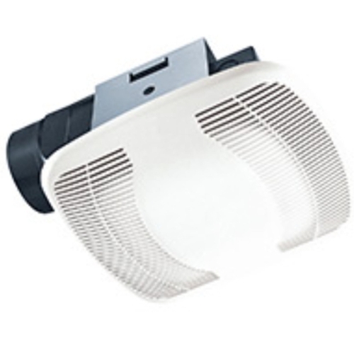 Air King BFQ140 Exhaust Fan, 9-1/8 in L, 8-1/2 in W, 0.8 A, 120 V, 1-Speed, 120 cfm Air, ABS/Polycarbonate