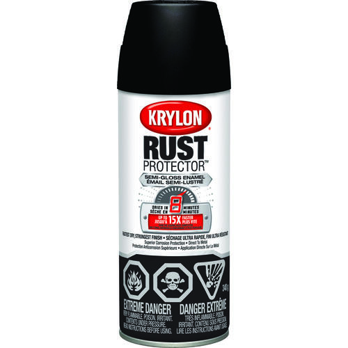 Rust Protector 469021 Rust Preventive Enamel Spray Paint, 340 g, Semi-Gloss, 25 sq-ft Coverage, 40.85% VOC