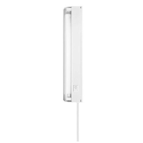 Amertac FA413HBWCC Under Cabinet Lighting, 120 V, 8 W, Fluorescent Lamp, White Fixture