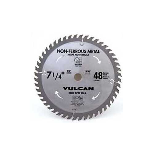 Circular Saw Blade, 7-1/4 in Dia, 5/8 and 13/16 Diamond in Arbor