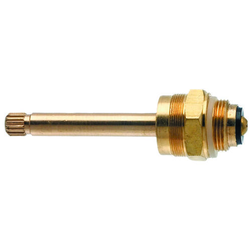 Faucet Stem, Brass, 3-21/32 in L, For: Indiana Brass Two Handle Bath Faucets