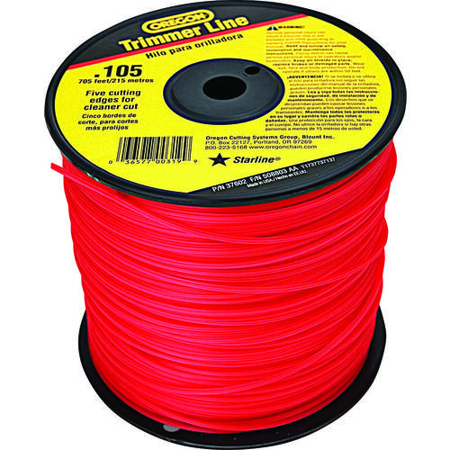 Trimmer Line, 0.105 in Dia, 705 ft L, Co-Polymer