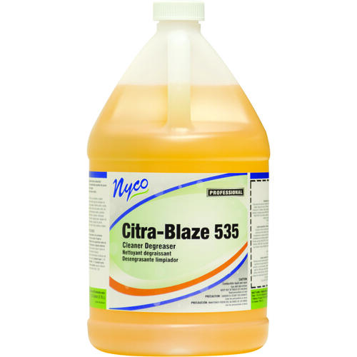 NYCO PRODUCTS COMPANY NL535-G4 Cleaner and Degreaser, 128 oz, Liquid, Citrus, Orange