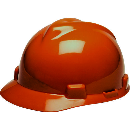 Safety Works SWX00305-01 Hard Hat, 4-Point Textile Suspension, HDPE Shell, Orange, Class: E