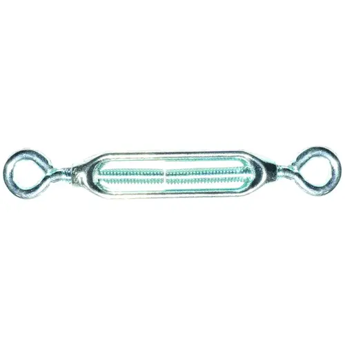 Turnbuckle, 1/4 in Thread, Eye, Eye, 7-1/2 in L Take-Up, Aluminum Zinc