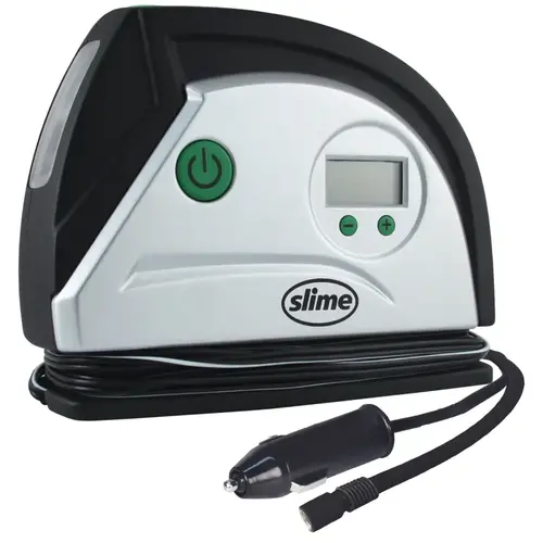 Slime 40051/40022 40051 Digital Tire Inflator, 12 V, 0 to 99 psi Pressure, Plastic