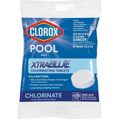 POOL & Spa XtraBlue Chlorinating Tablet, Solid, Chlorine, 8 oz - pack of 44