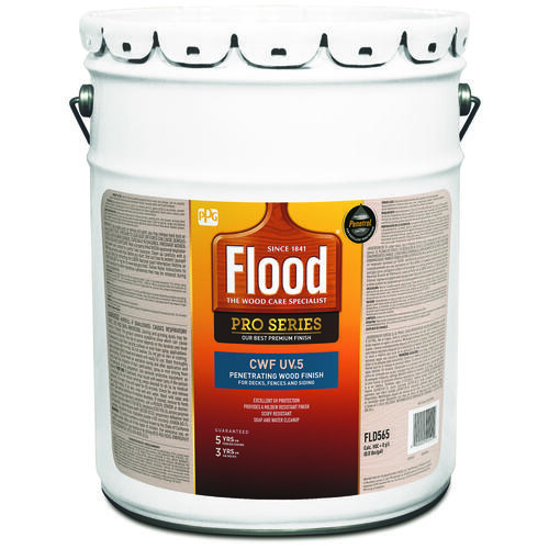Flood FLD565-05 Wood Finish, Natural, Liquid, 5 gal, Can