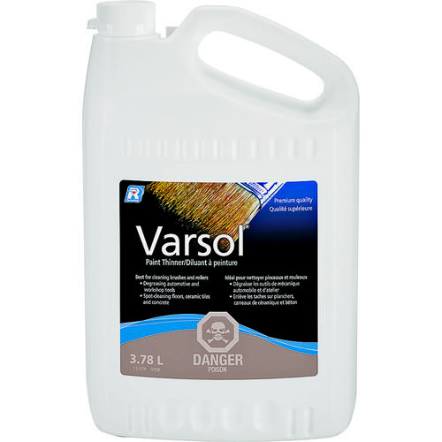 Varsol 13-374 Paint Thinner, Liquid, Hydrocarbon, Clear, 3.78 L, Pack