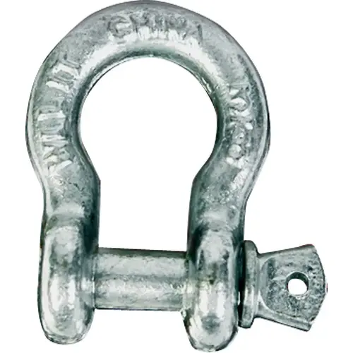 Anchor Shackle, 9500 lb Working Load, Carbon Steel, Galvanized