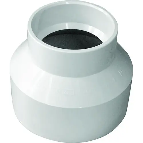 IPEX USA LLC 193024 Reducing Coupling, 3 x 2 in, Hub, PVC, White, SCH 40 Schedule