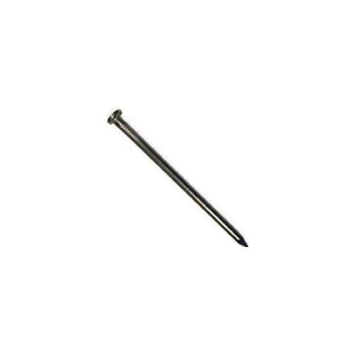 Common Nail, 20D, 4 in L, Steel, Hot-Dipped Galvanized, Flat Head, Round, Smooth Shank, 5 lb