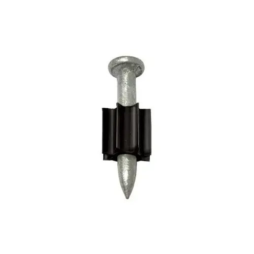 Drive Pin, 0.157 in Dia Shank, 1 in L, Steel, Powdered