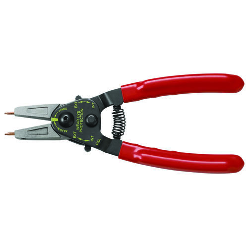 Retaining Ring Plier, 7-1/4 in OAL, Ergonomic Handle