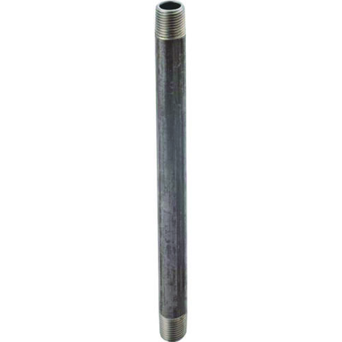 Pipe Nipple, 1/4 in, Male, Steel, SCH 40 Schedule