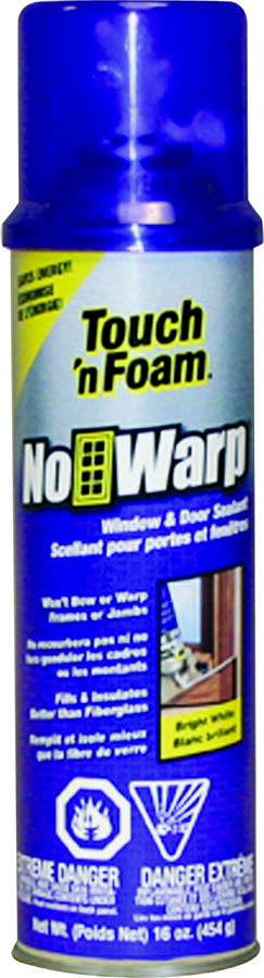 Touch 'n Foam 64416 No Warp 7565062416 Window and Door Sealant, White