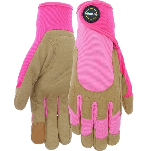 GLOVE HI-DEX WOMENS LTHR M/L Pair