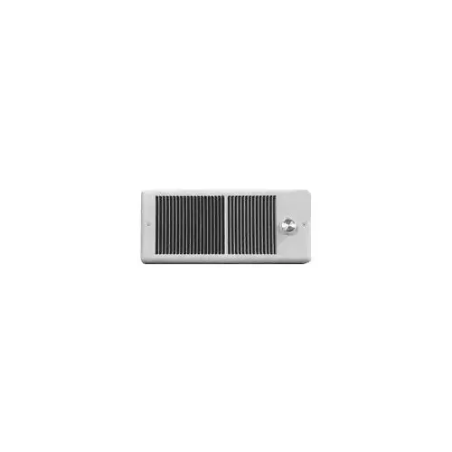 TPI HF4315TRPW Electric Bath Heater with Wall Box, 5.4/6.3 A, 208/240 V, 3840/5120 Btu, 70 cfm Air, White