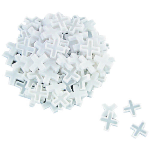 Tile Spacer, 1/8 in Thick, Cross, Plastic - pack of 200