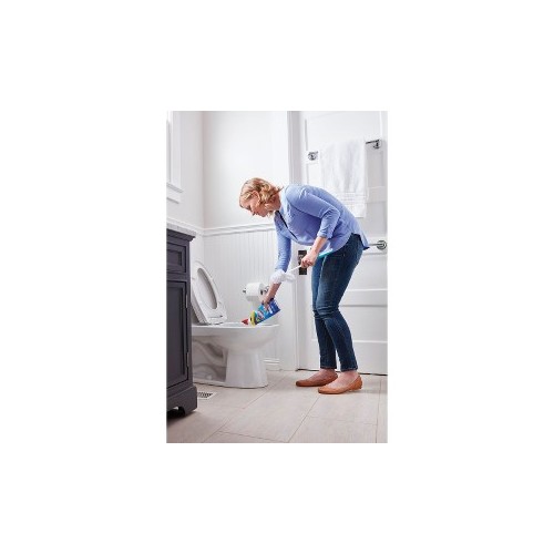CLOROX CLO00273 00273 Toilet Bowl Cleaner, 24 oz, Liquid, Bleach, Crisp, Floral, Clear/Pale Green