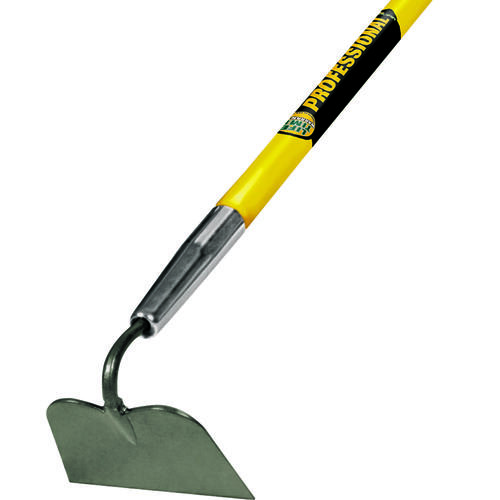 Garden Hoe, 6 in W Blade, Forged Blade, Fiberglass Handle, 62-3/4 in OAL