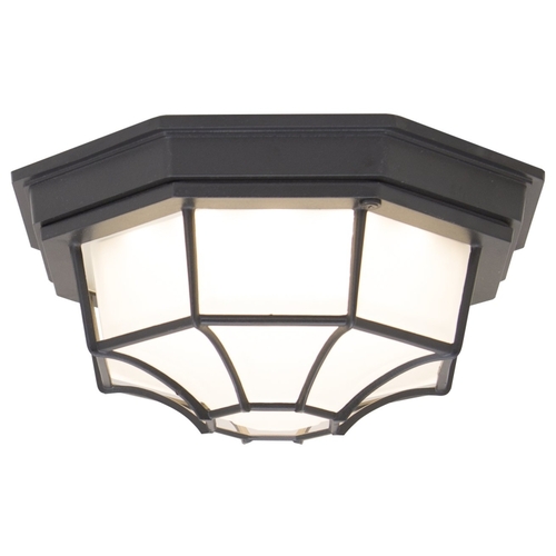 Flush Mount Ceiling Fixture, 120 V, 13.76 W, 1-Lamp, LED Lamp, 880 Im Lumens, 3000 K Color Temp