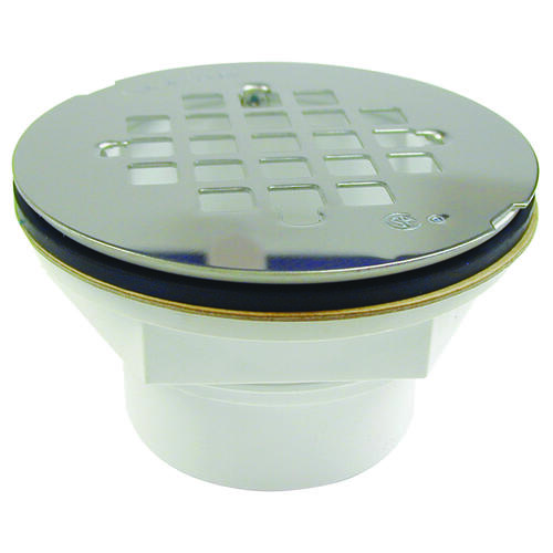 B&K 133-106 Shower Drain, Plastic, For: 2 in DWV or SCH 40 ABS or PVC Pipes