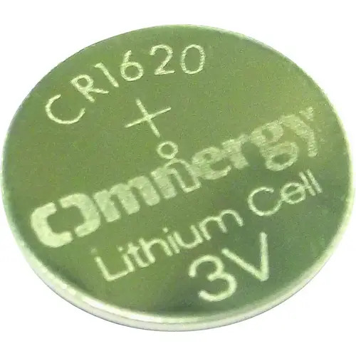 Fob Battery, 3 V Battery, CR1620 Battery, Lithium - pack of 5