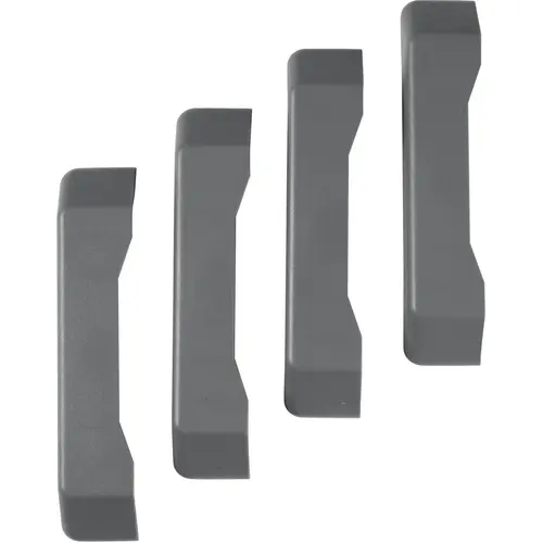 Gladiator GAACGE4PPM Channel End Cap, ABS, Charcoal, For: GearTrack Channels