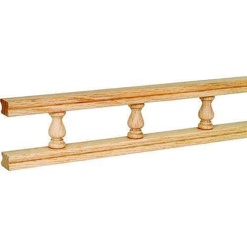 Galley Rail, 6 ft L, 2-1/2 in W, Natural