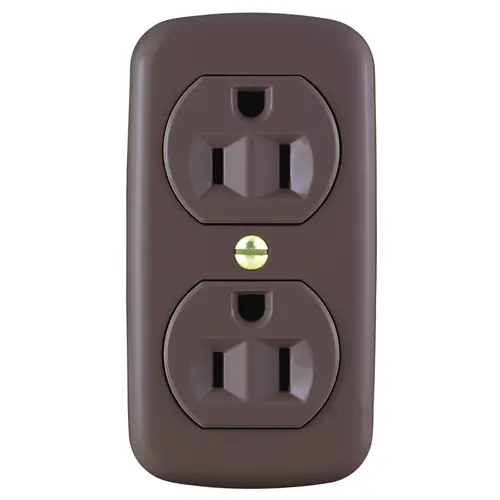 Aspire Electrical Receptacle, 2 -Pole, 15 A, 125 V, Coaxial Jack Wiring