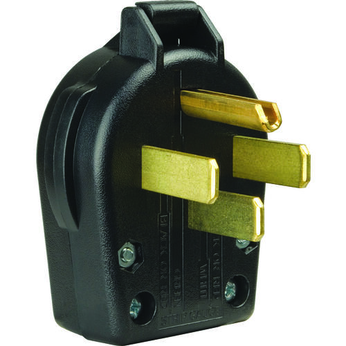 Eaton S21-SP Electrical Plug, 3 -Pole, 30/50 A, 125/250 V, NEMA: NEMA 14-30P, 14-50P, Black