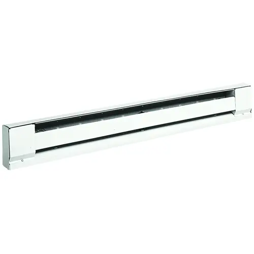 TPI H2920-096S 2900S Series Baseboard Heater, 8.3/7.2 A, 208/240 V, 6826/5100 Btu/hr BTU, Ivory