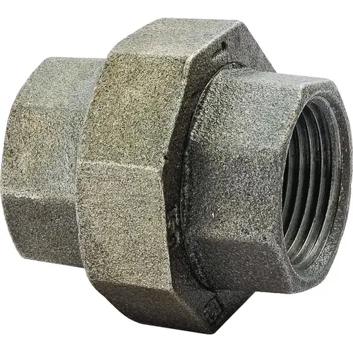 Pipe Union, 1 in, Threaded, Malleable Iron, 40 Schedule, 300 PSI Pressure