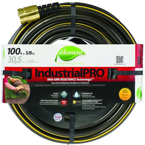Swan CELIH58100 ELIH58100 Garden Hose Female, 100 ft L, Female