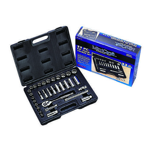 Socket Set, Chrome Vanadium Steel, Chrome