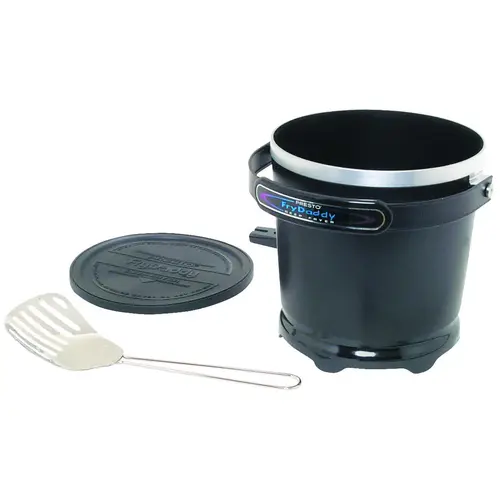 FryDaddy 1 Qt. Black Aluminum Deep Fryer