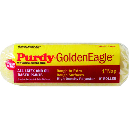 Purdy 144608095 Golden Eagle 608095 Paint Roller Cover, 1 in Thick Nap, 9 in L, Polyester Cover