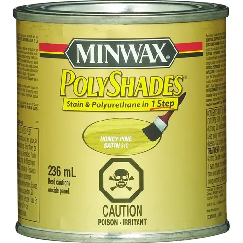 PolyShades Polyurethane, Satin, Liquid, Honey Pine, 236 mL