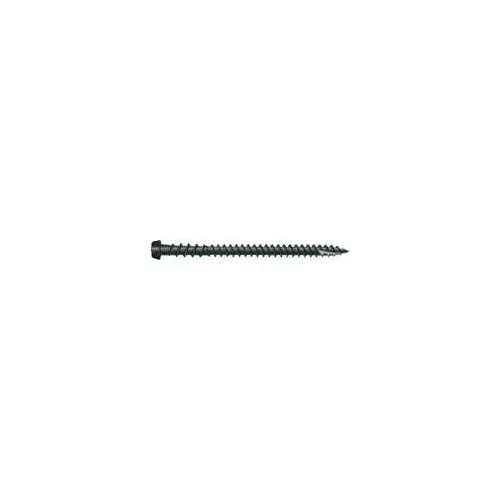 Deck Screw, #10 Thread, 2-1/2 in L, Star Drive, Type 99 Double-Slash Point, Carbon Steel, ProTech-Coated