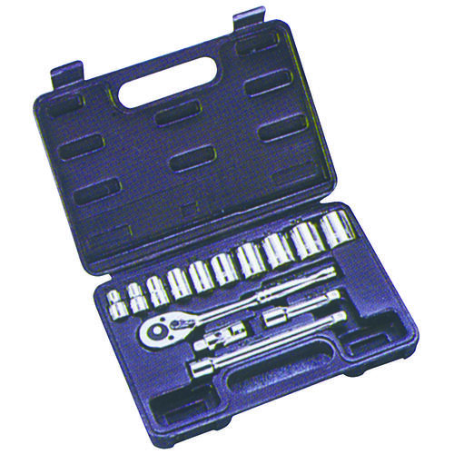 Socket Set, Chrome Vanadium Steel, Chrome