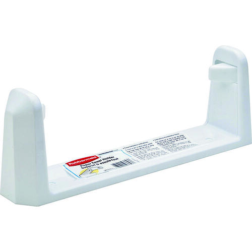 Rubbermaid FG2364RDWHT 2364RDWHT Paper Towel Holder, 14 in OAW, Plastic, White