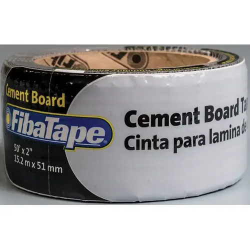 FibaTape Cement Board Tape Wrap, 150 ft L, 2 in W, Gray