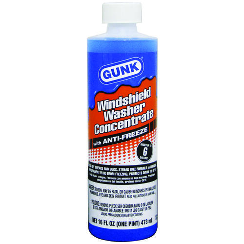 Gunk M516 Windshield Washer Fluid, 16 fl-oz Bottle